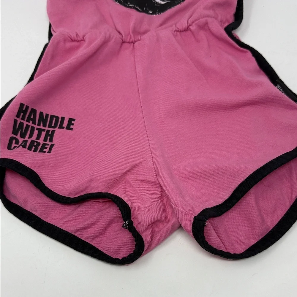 Nununu Kid’s Pink Romper with Graphic Print Size 2-3